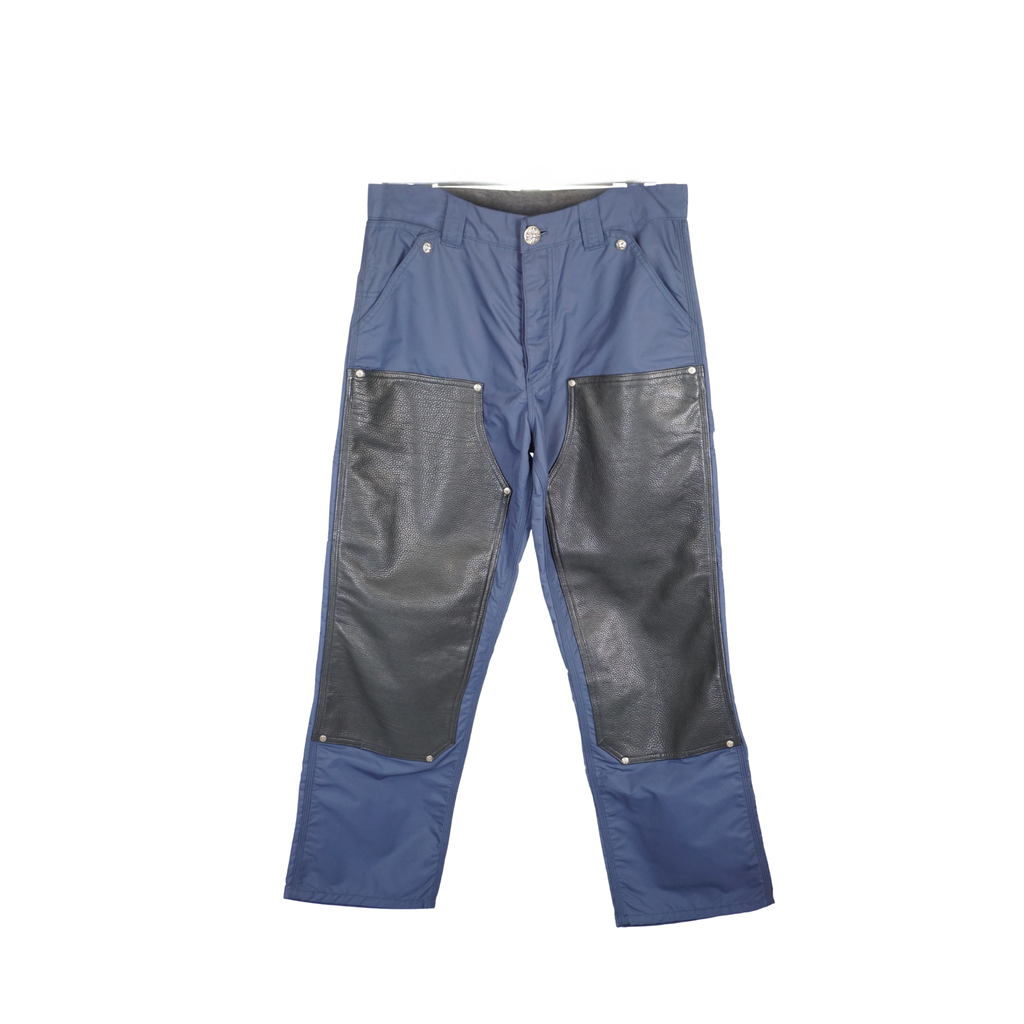 Nylon Leather Double Knee Pants