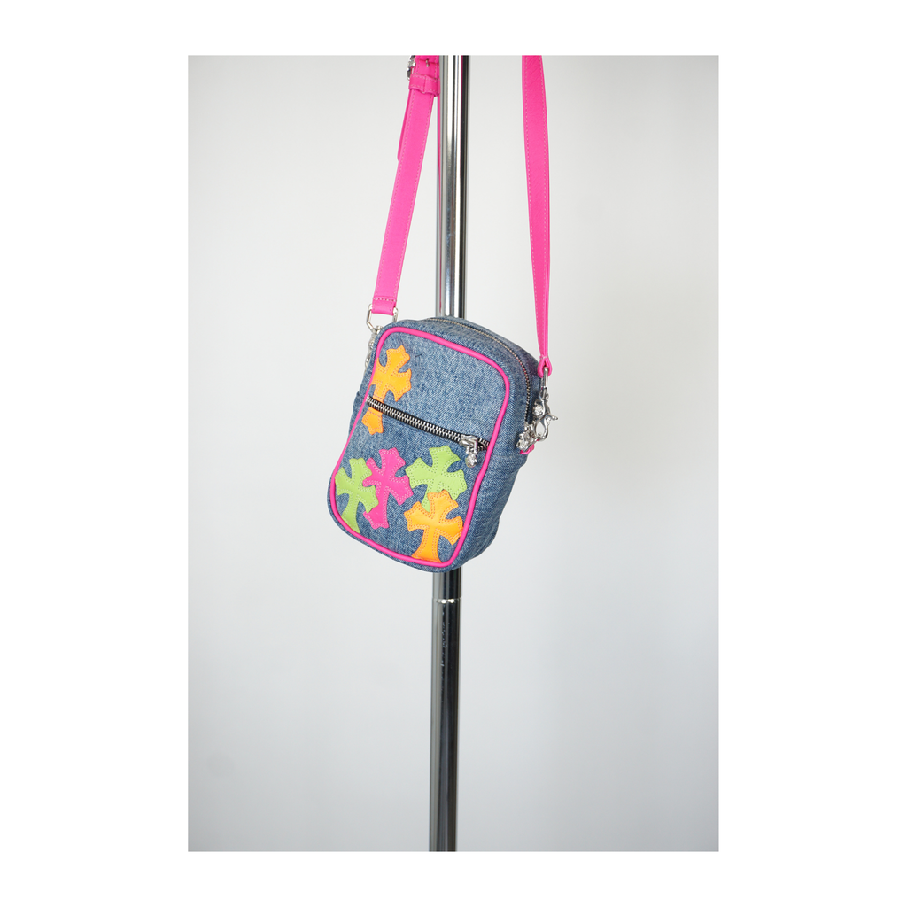 Multicolor Denim Taka bag