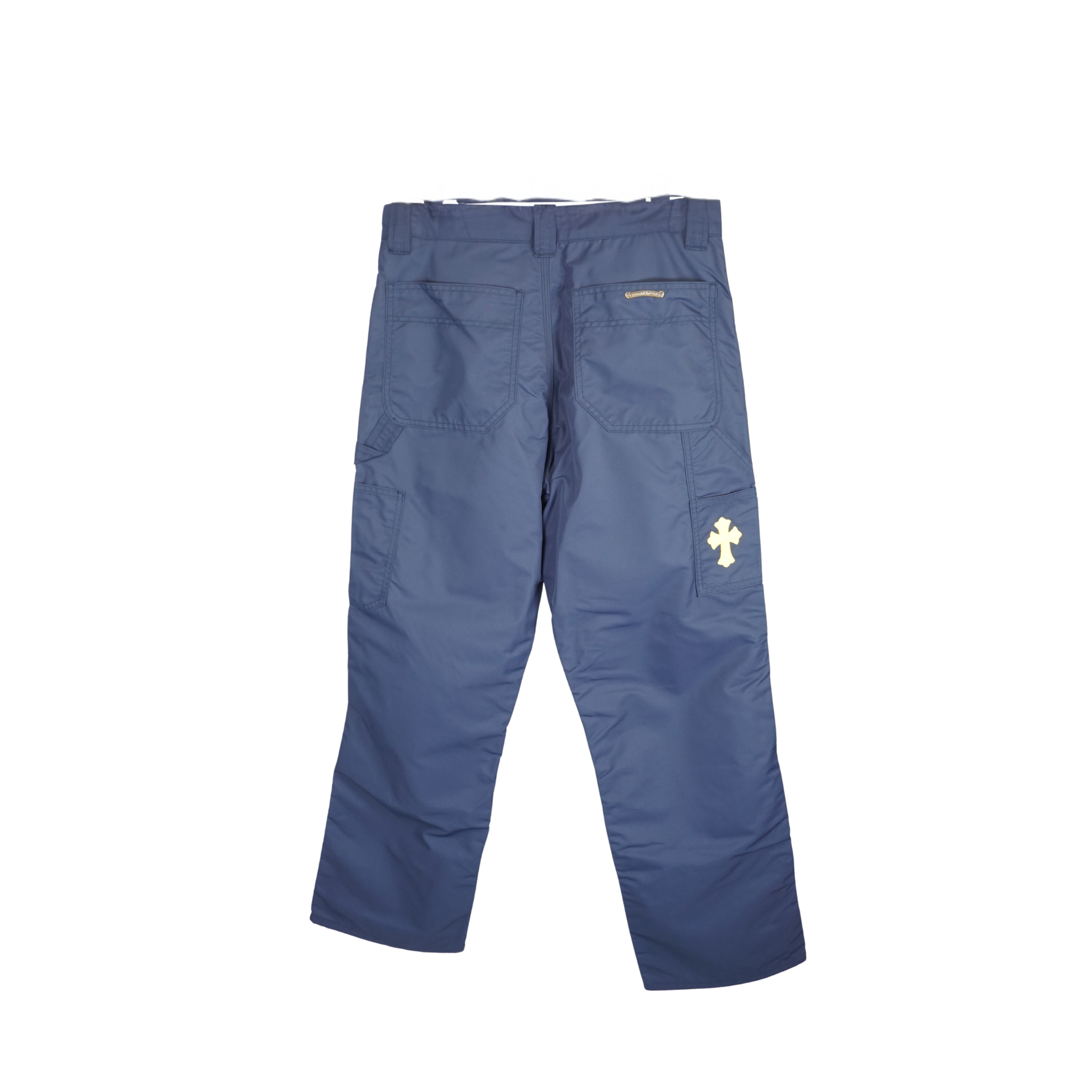 Nylon Leather Double Knee Pants