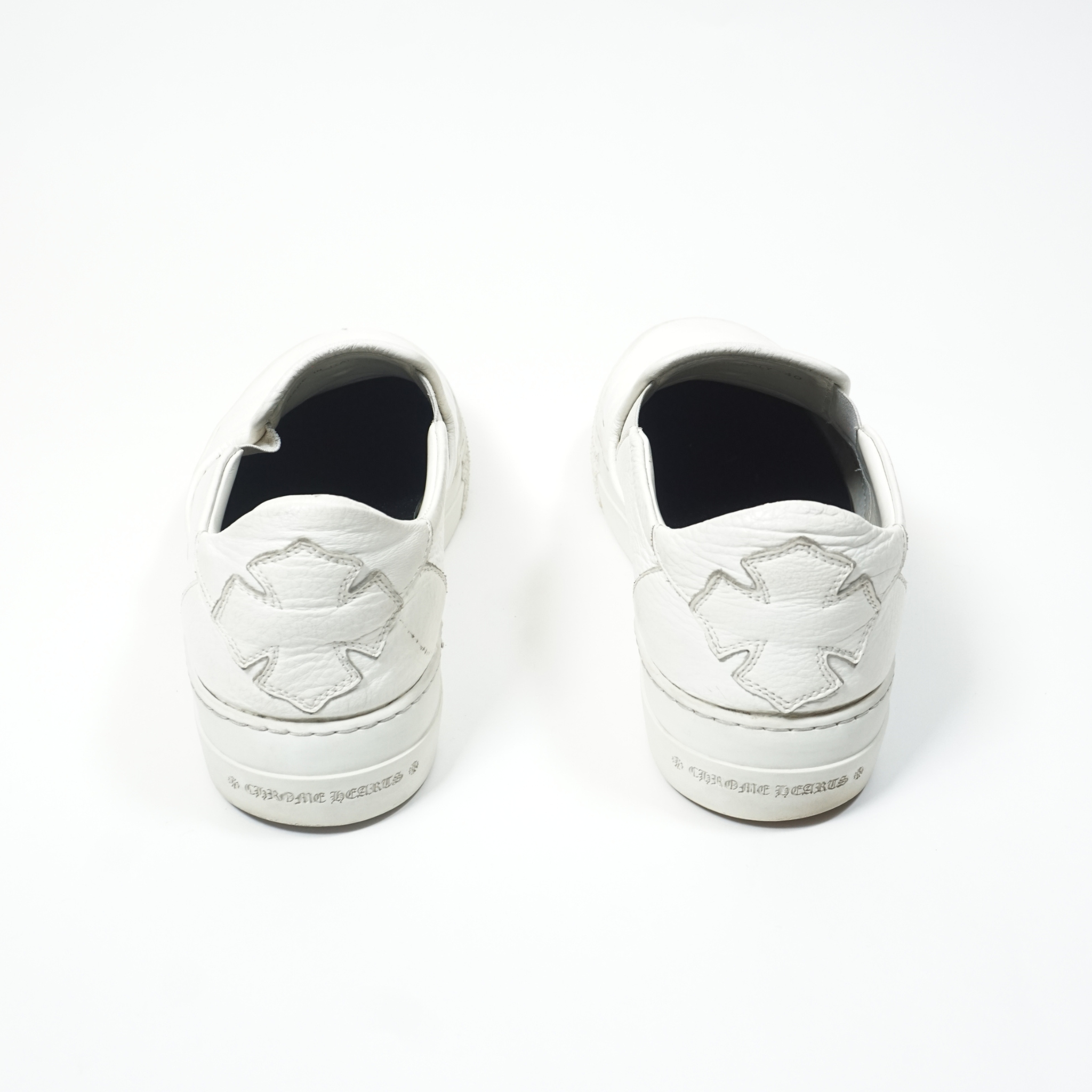 Leather Patch Dagger Slip on