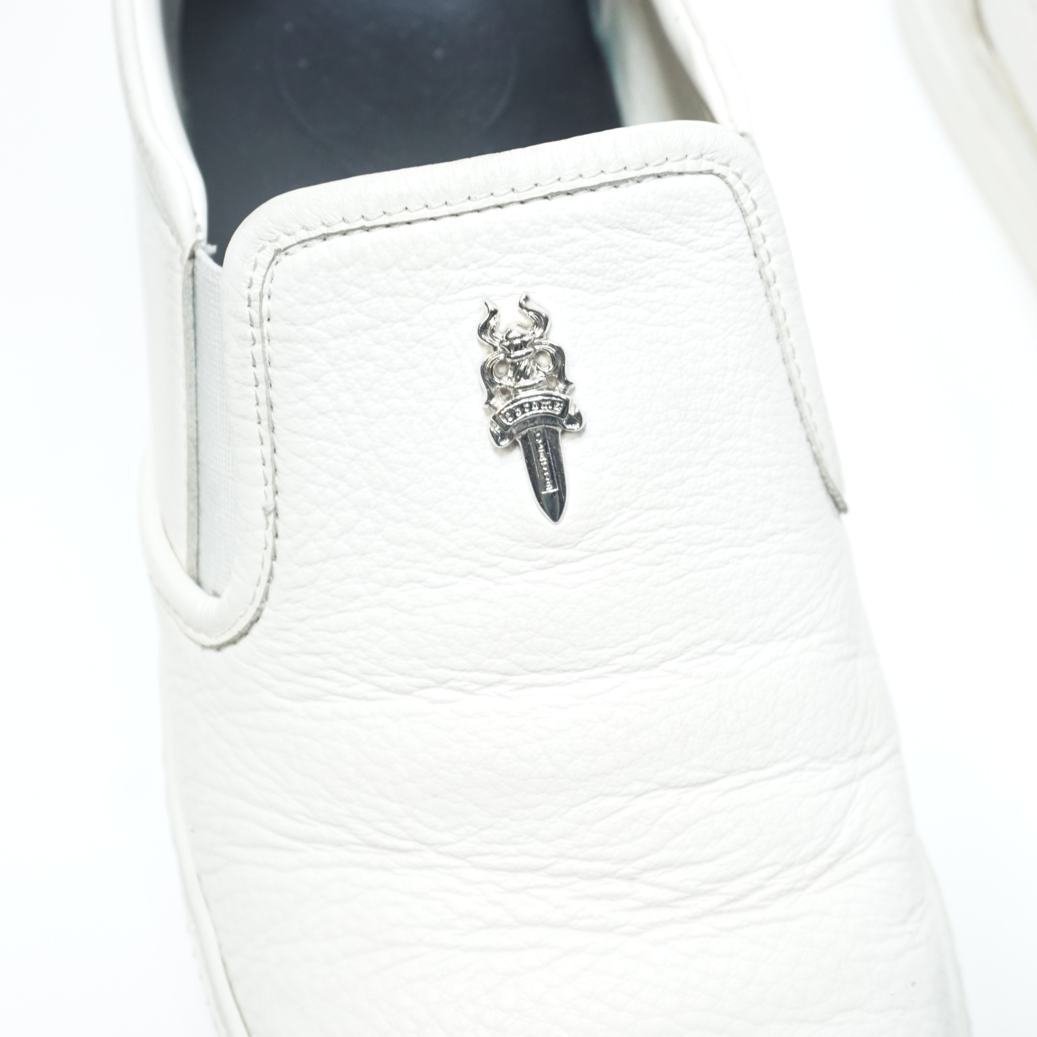 Leather Patch Dagger Slip on