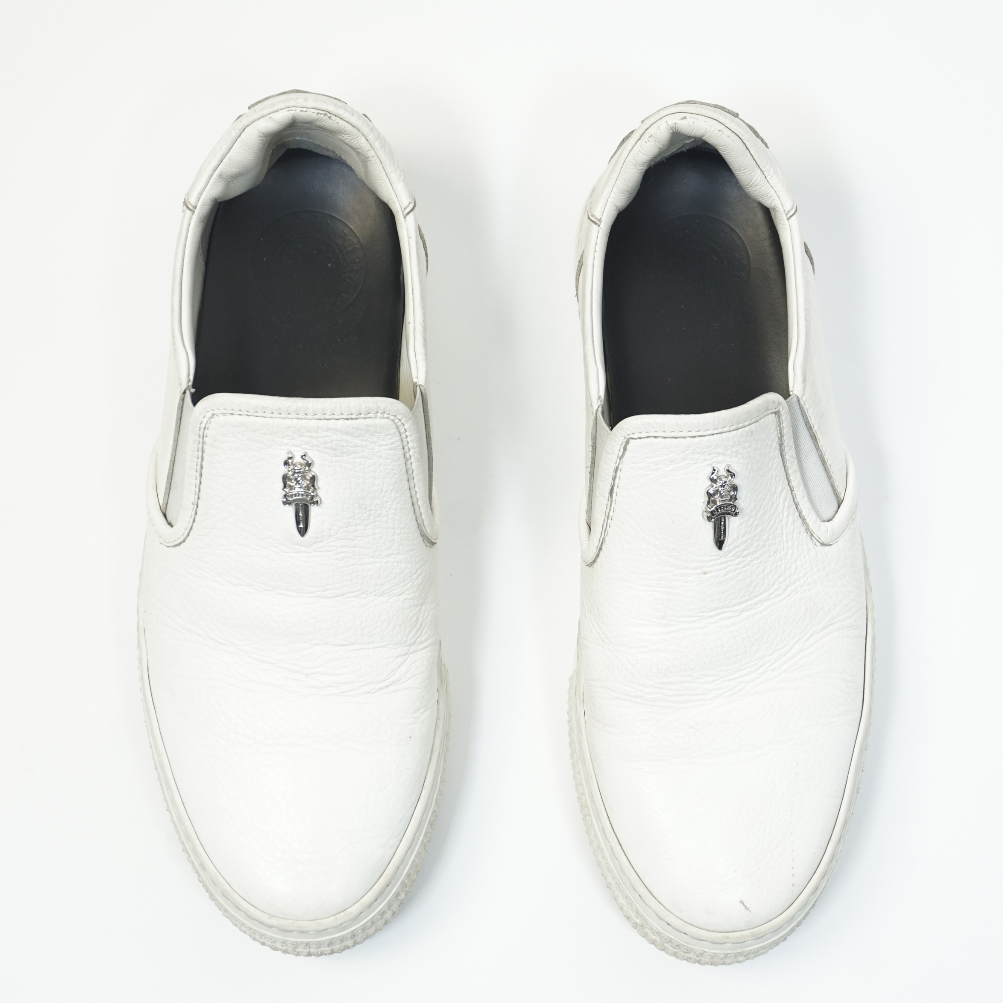 Leather Patch Dagger Slip on