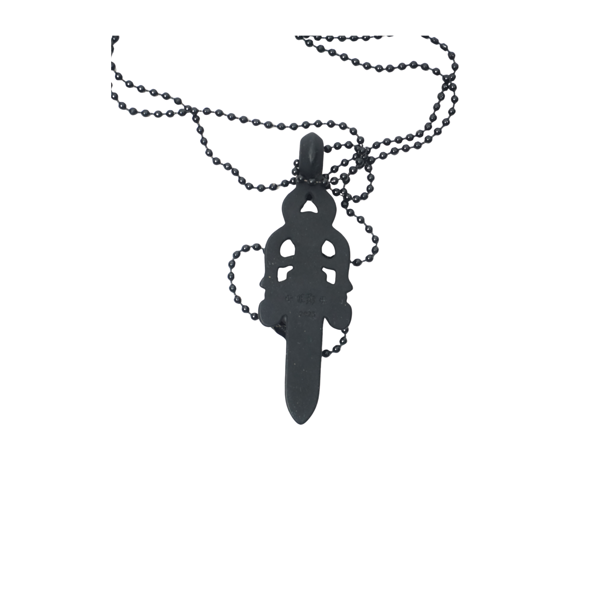 Silicone Dagger Necklace "Black"