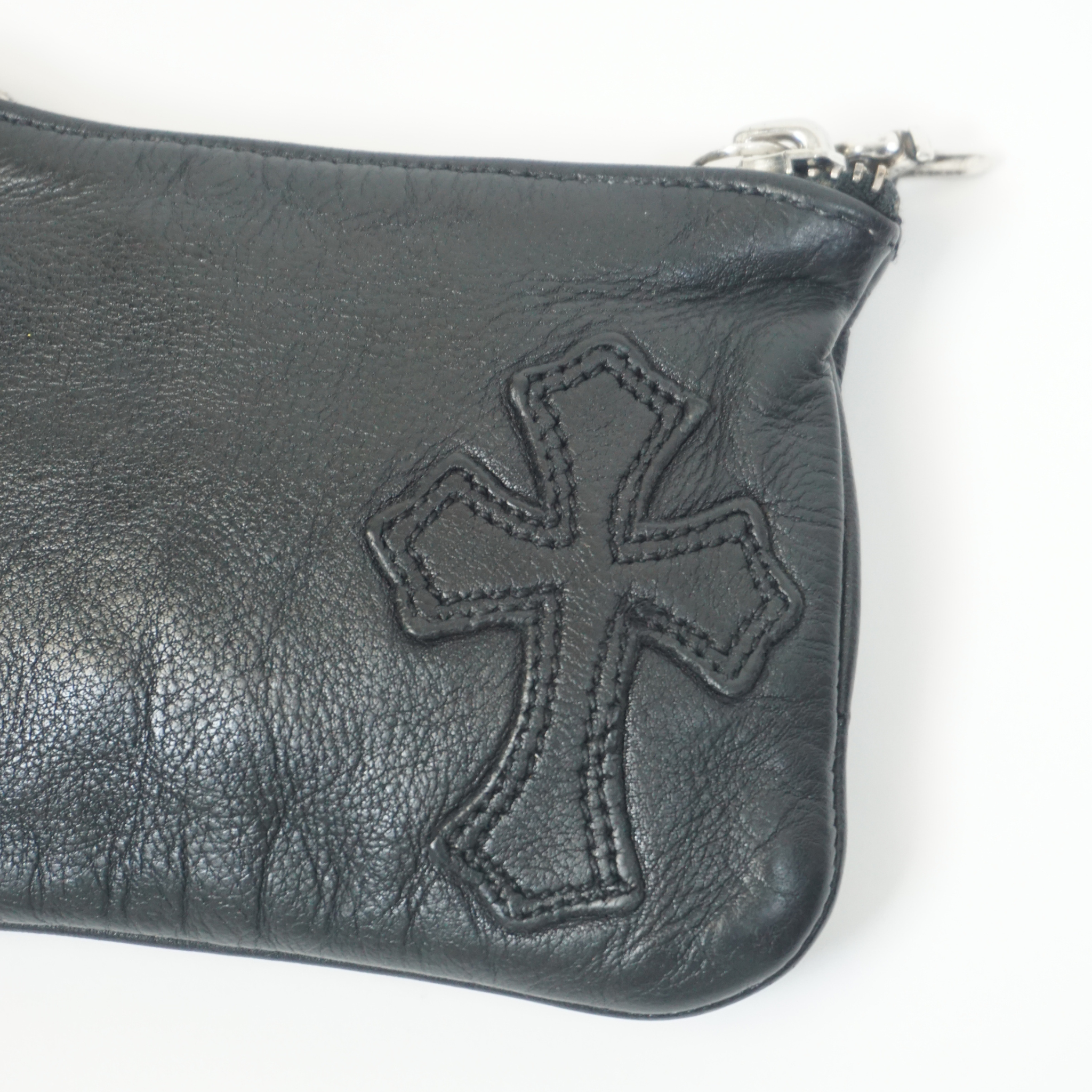 Cross Patch Zip Wallet