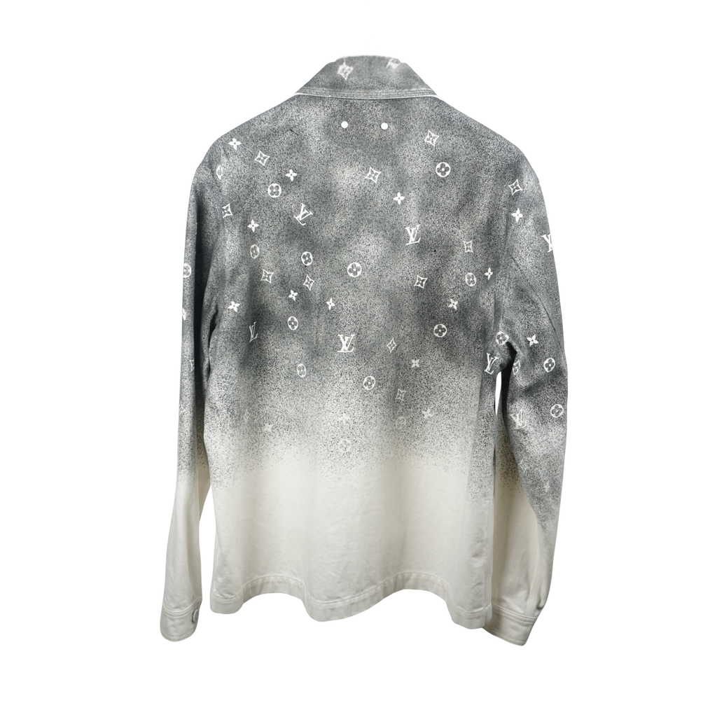 Gradient denim jacket